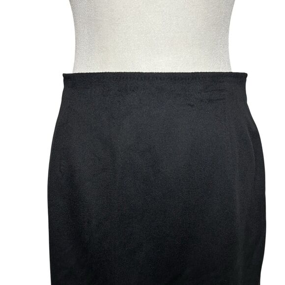 MaxMara Virgin Wool Pencil Skirt Black Size 8 High Waist Italian Made - Picture 2 of 11